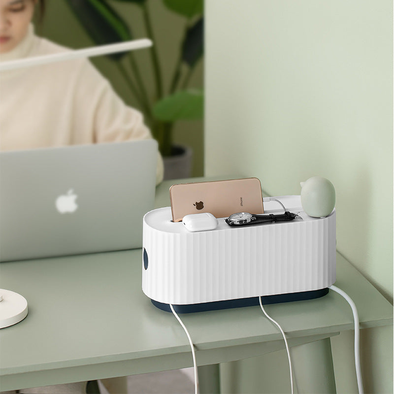 Power Strip Cable Management Storage Box